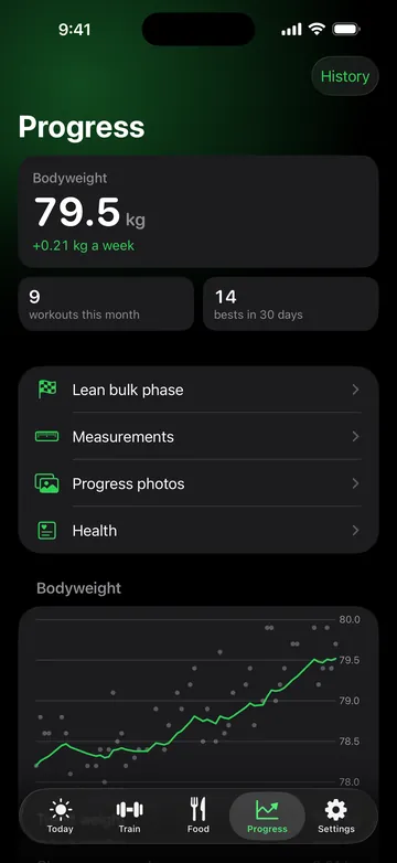 Platesmith Progress screen